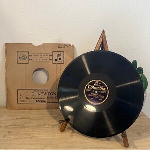 Vintage Columbia 9218 Johann Strauss Blue Danube Morgenblatter 12” 80 RPM